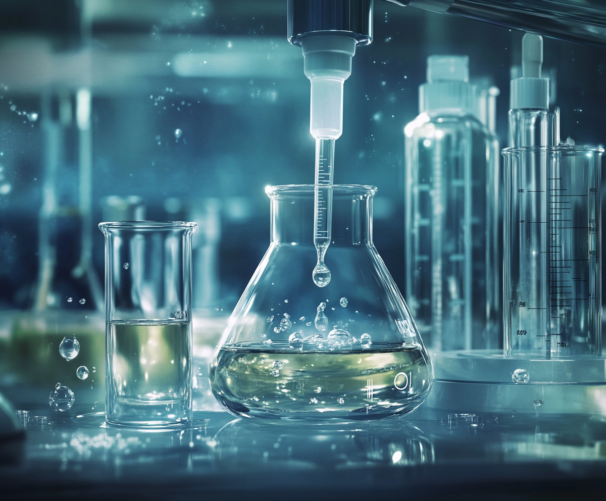 Équipement de laboratoire COSMETIKLAB pour la production de cosmétiques de haute qualité en grande quantité.
